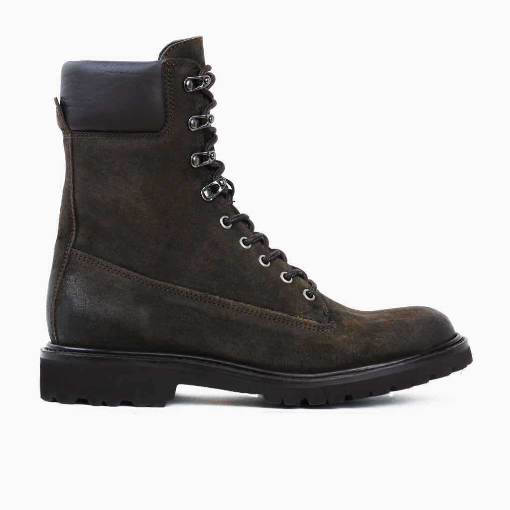 Thursday Boots Explorer Dark Olive Suede - Click Image to Close