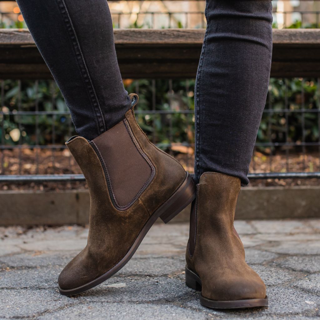 Thursday Boots Duchess Dark Olive Suede