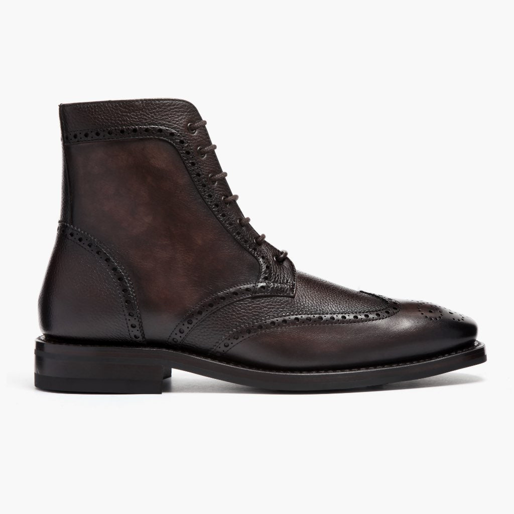 Thursday Boots Wingtip Dark Oak