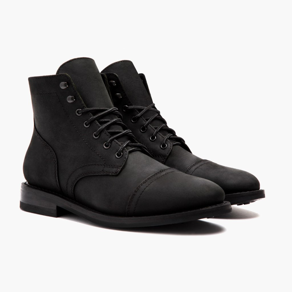 Thursday Boots Captain Black Matte - Click Image to Close