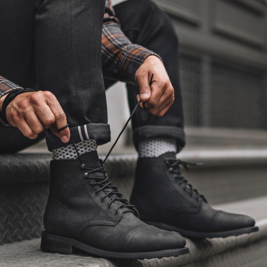 Thursday Boots Captain Black Matte - Click Image to Close