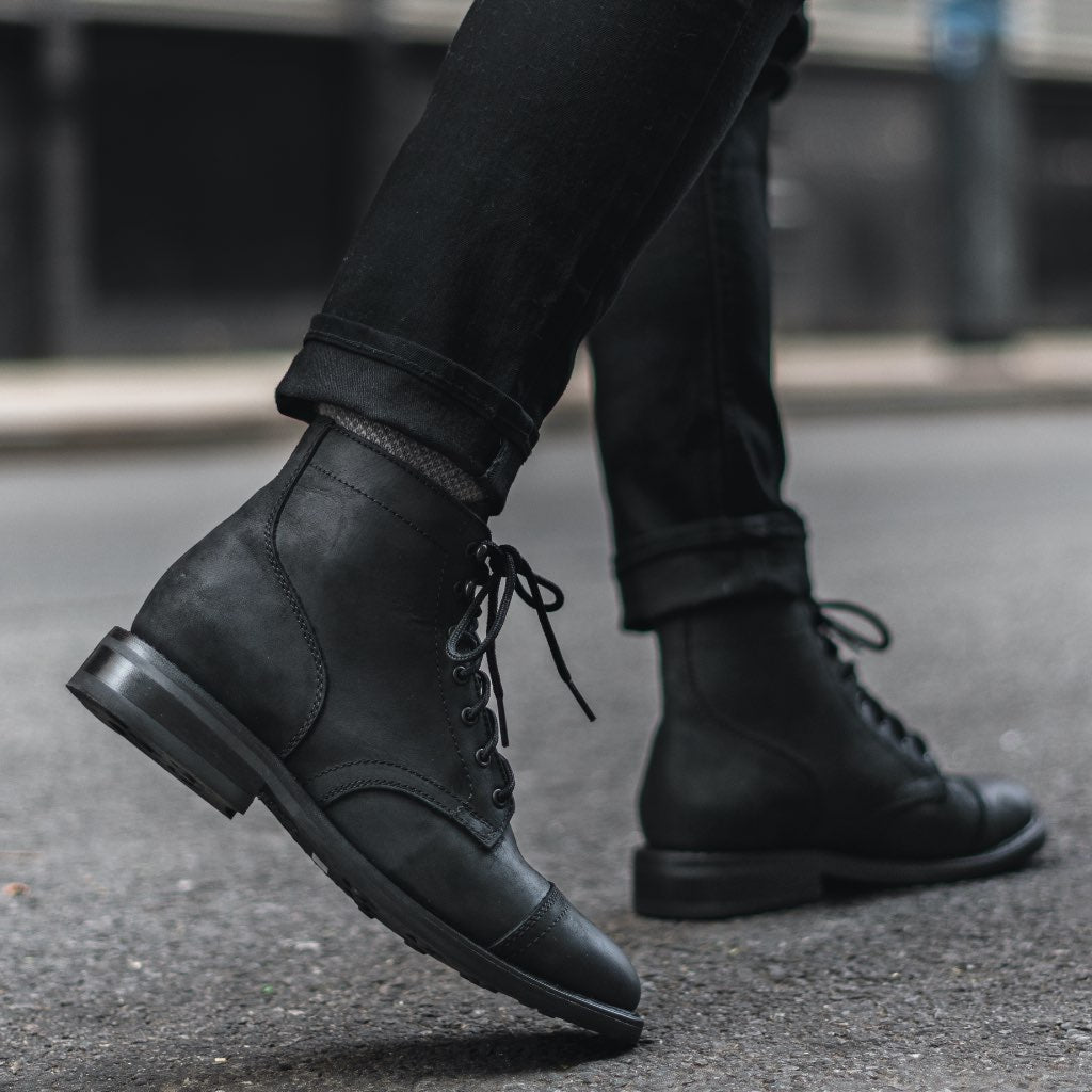 Thursday Boots Captain Black Matte - Click Image to Close