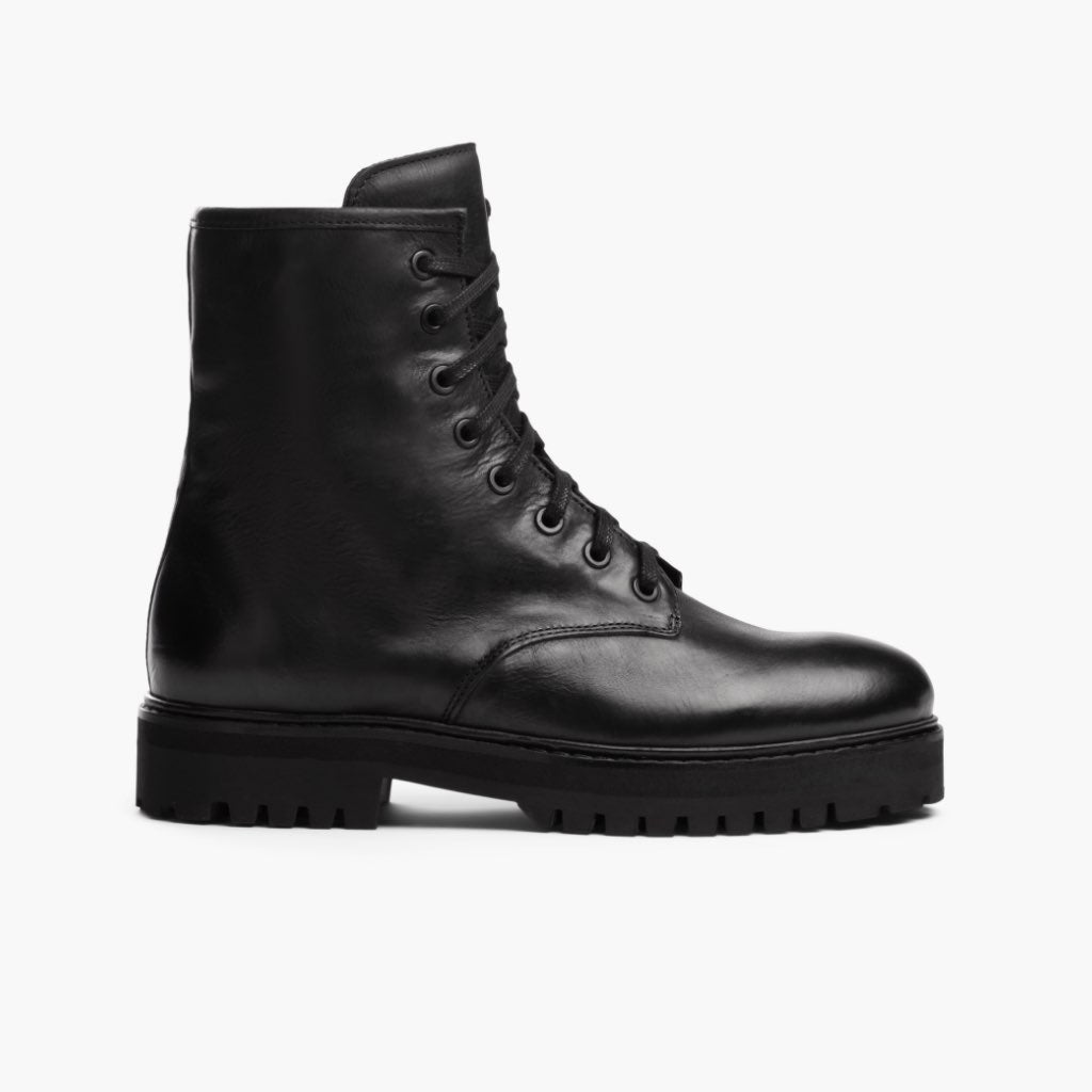 Thursday Boots Combat Black - Click Image to Close