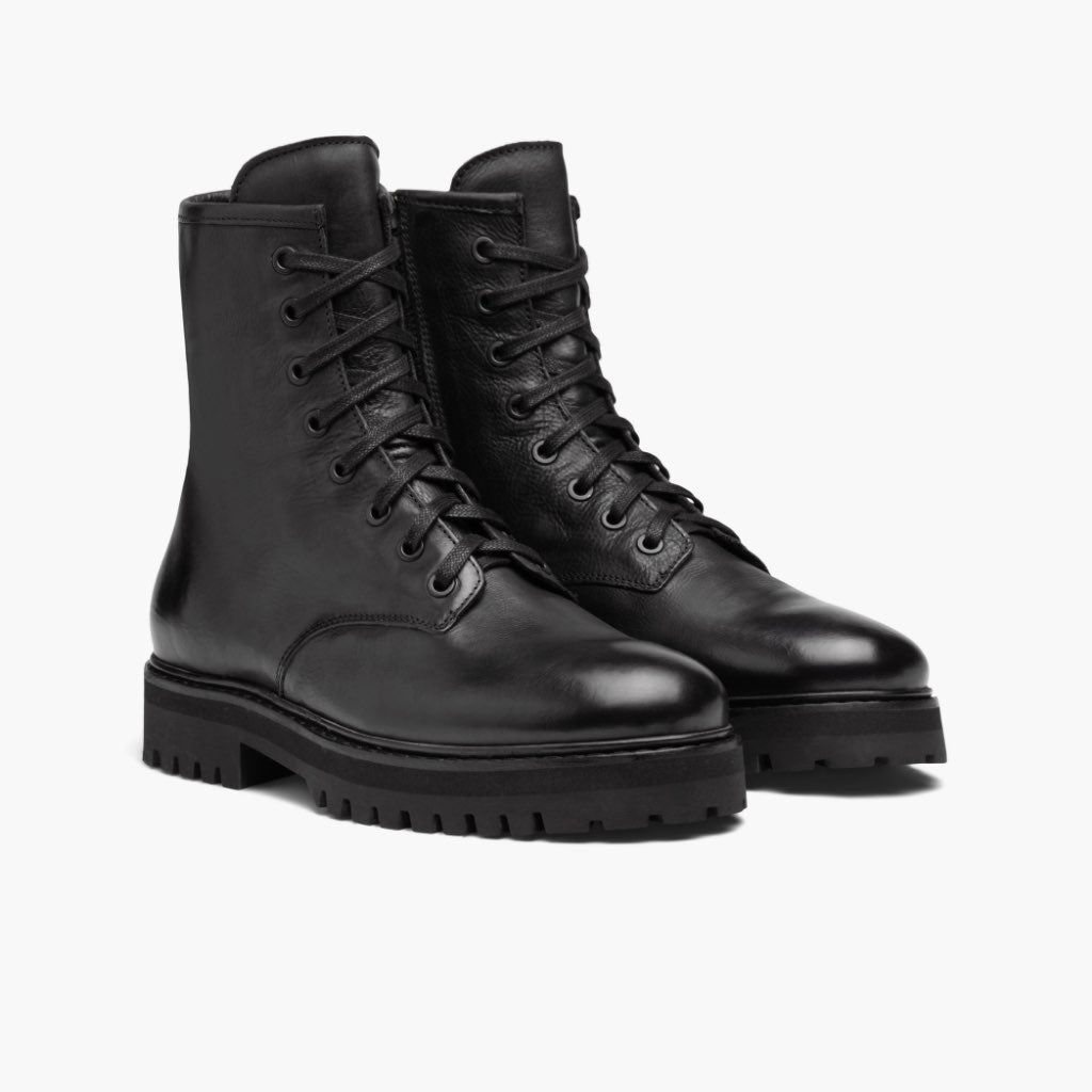 Thursday Boots Combat Black - Click Image to Close