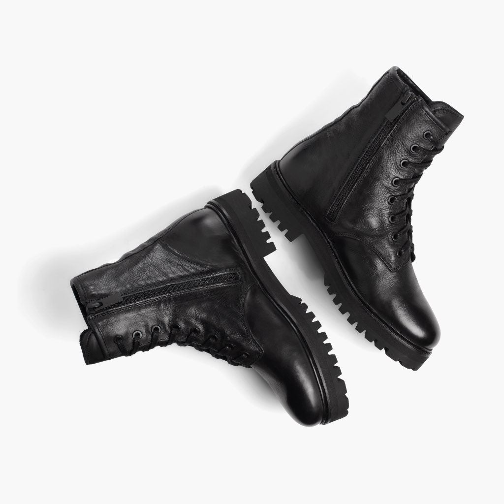 Thursday Boots Combat Black - Click Image to Close