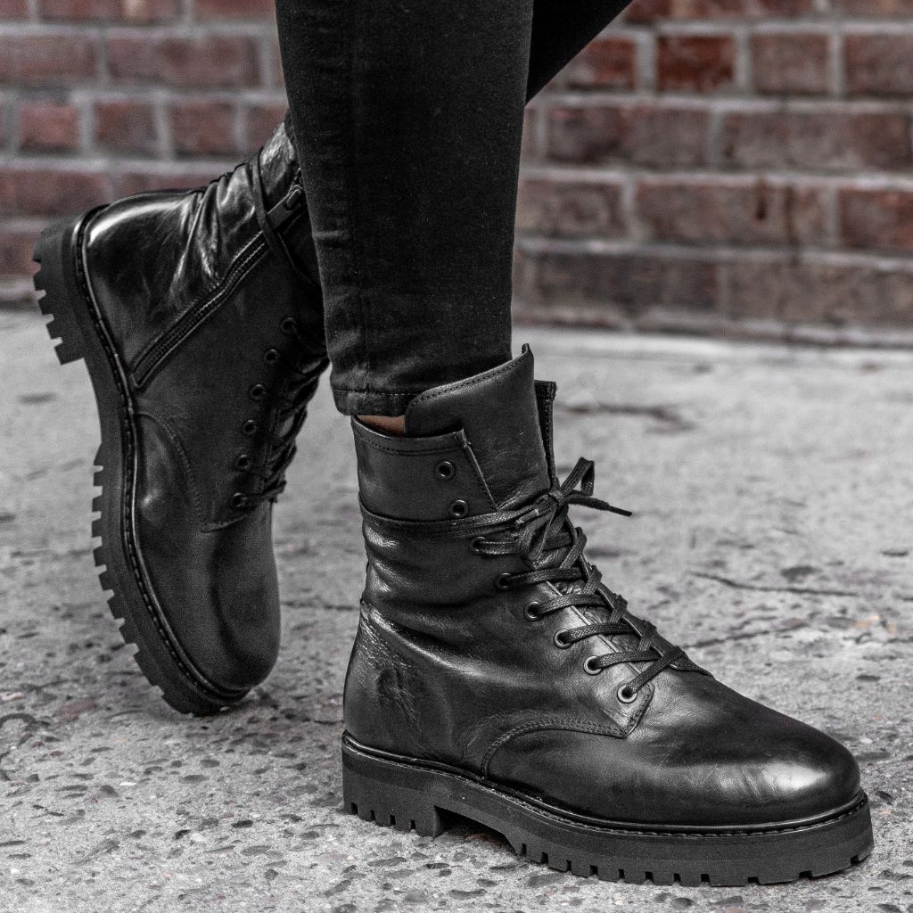 Thursday Boots Combat Black - Click Image to Close