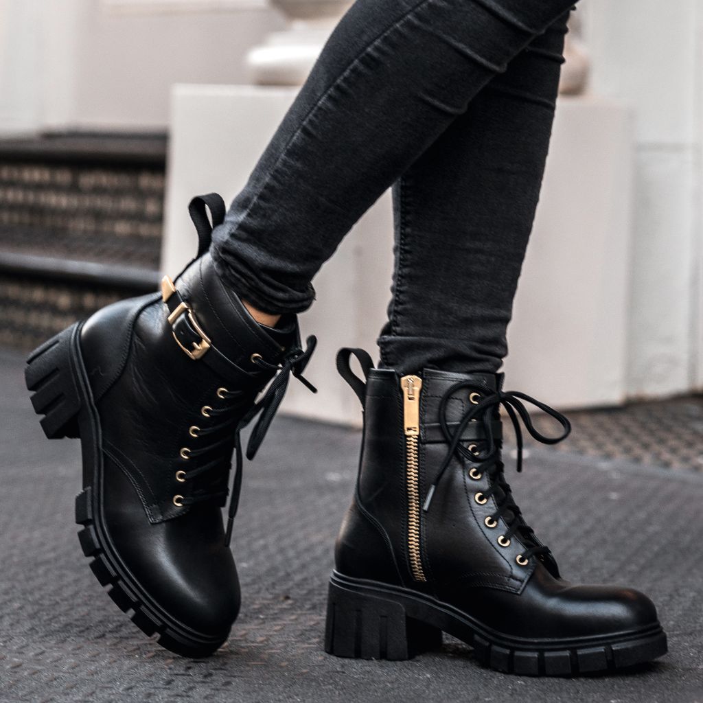 Thursday Boots Coda Black & Gold