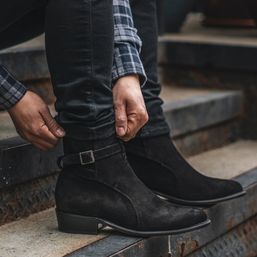 Thursday Boots Rogue Black Suede - Click Image to Close