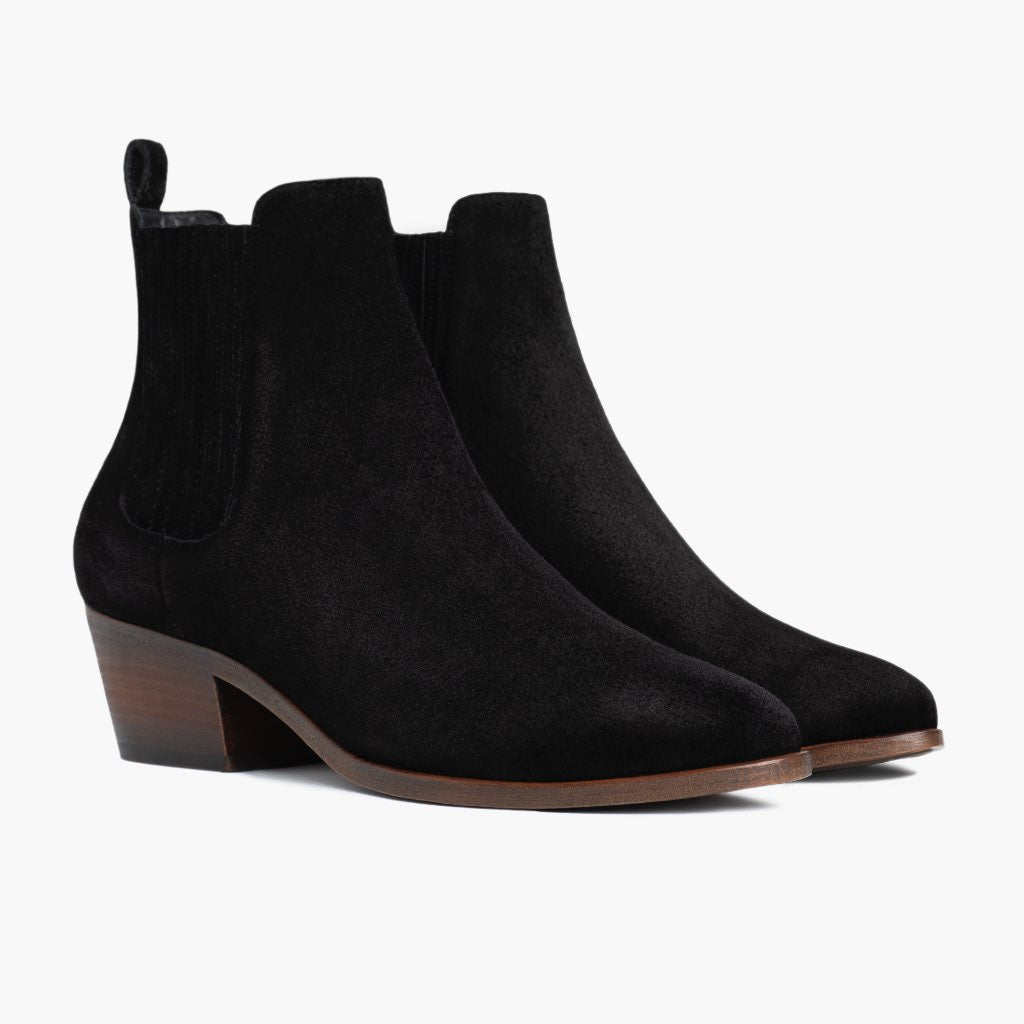 Thursday Boots Dreamer Bootie Black Suede