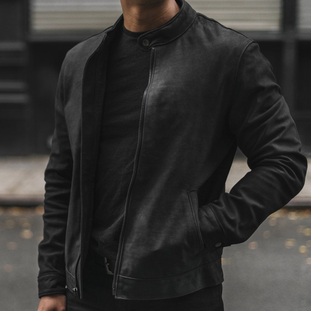 Thursday Racer Jacket Black Matte - Click Image to Close