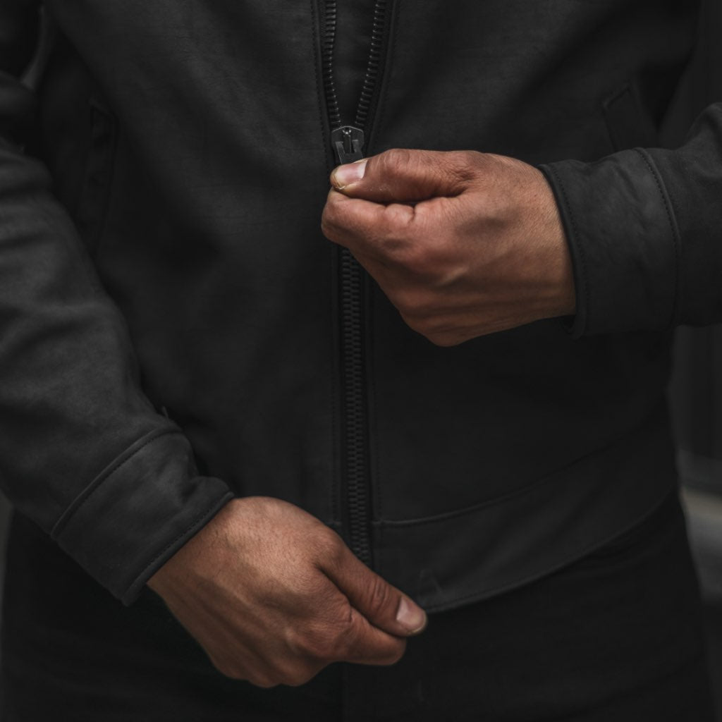 Thursday Racer Jacket Black Matte - Click Image to Close