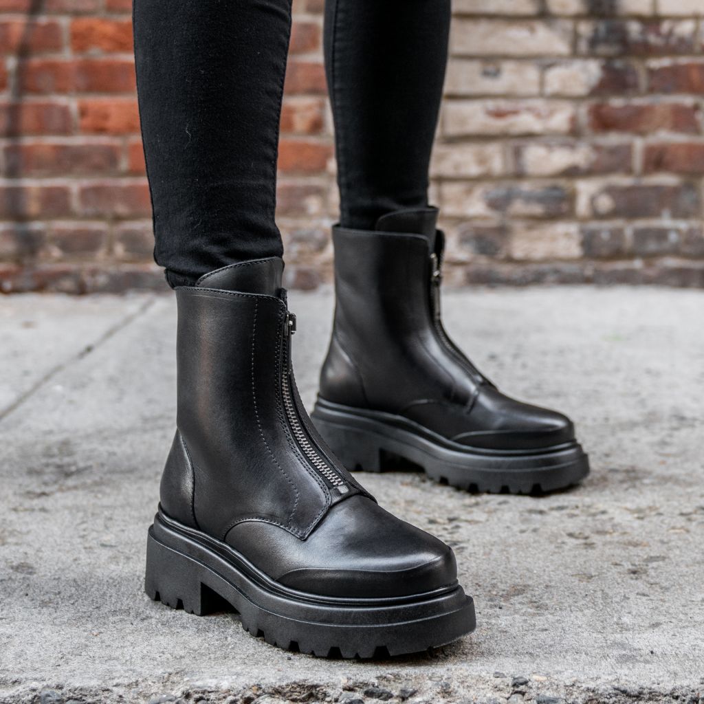 Thursday Boots Ryder Platform Black