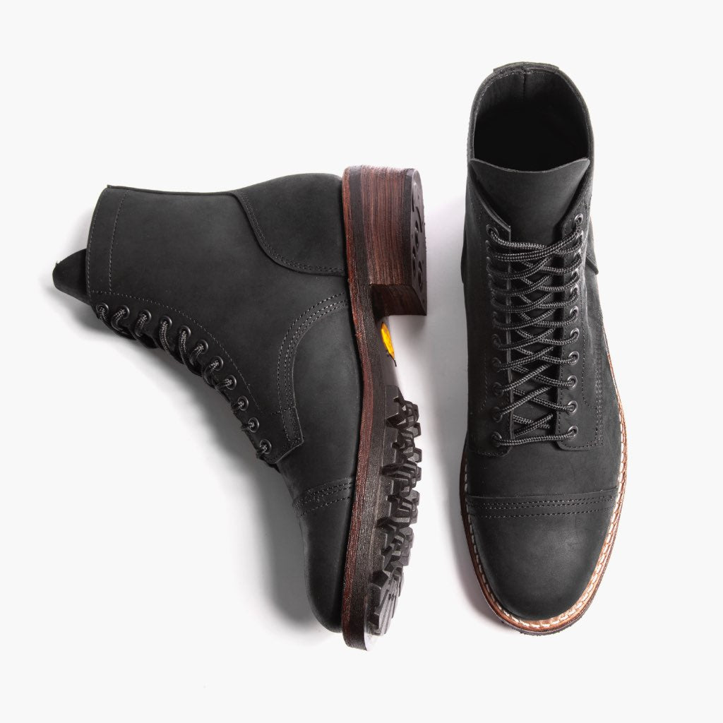 Thursday Boots Logger Black Matte