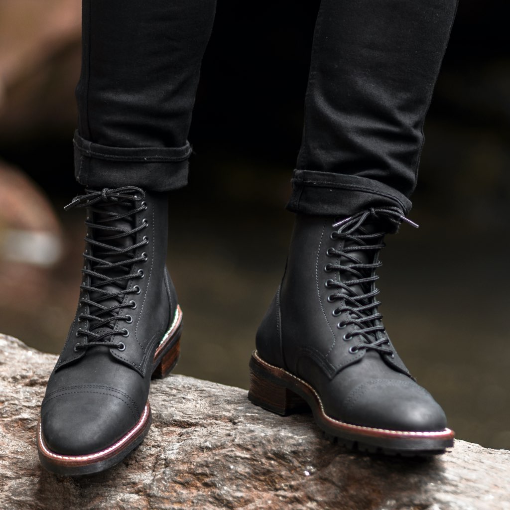 Thursday Boots Logger Black Matte - Click Image to Close