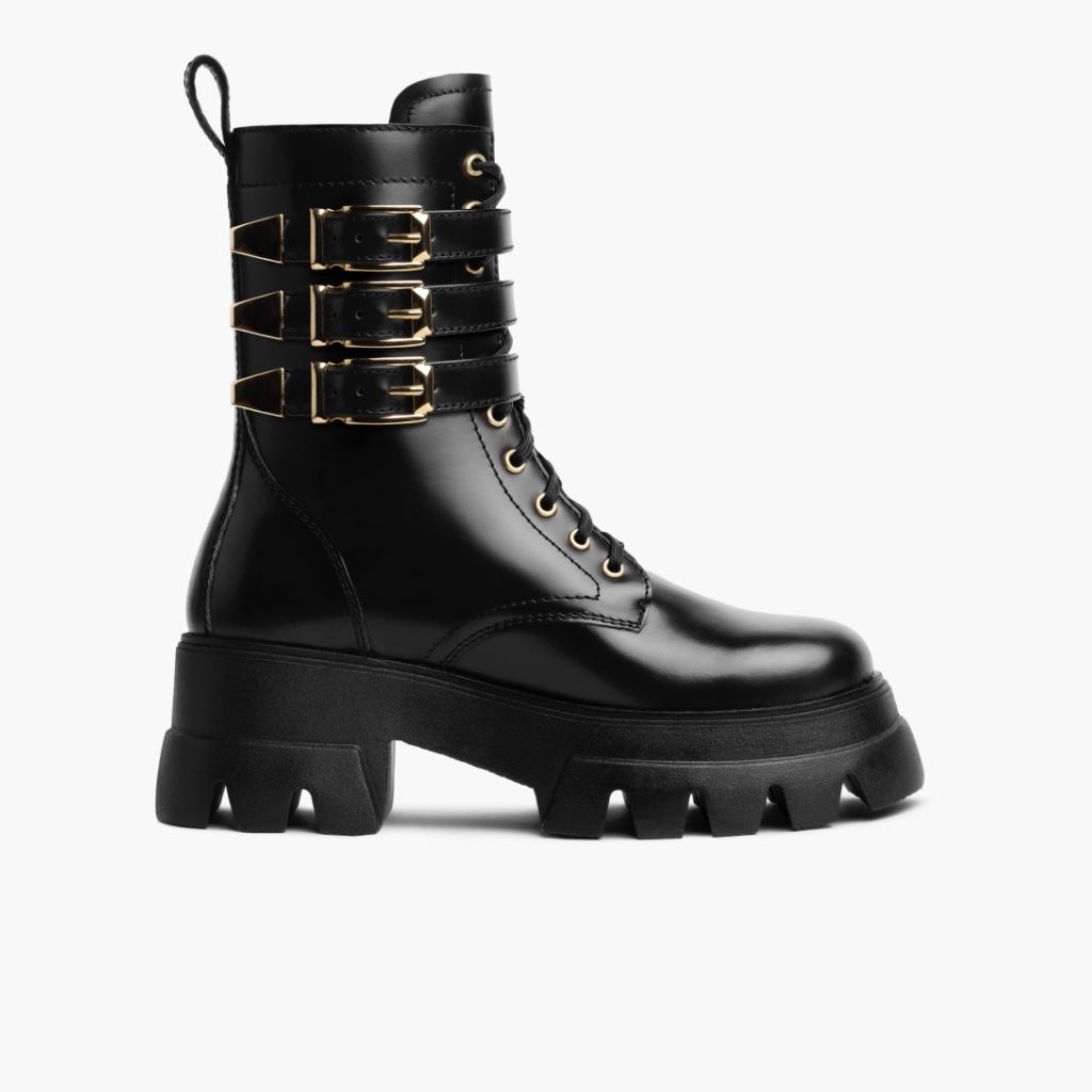 Thursday Boots Dynasty Black & Gold - Click Image to Close