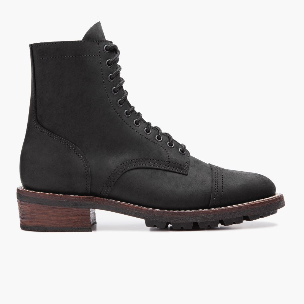 Thursday Boots Logger Black Matte