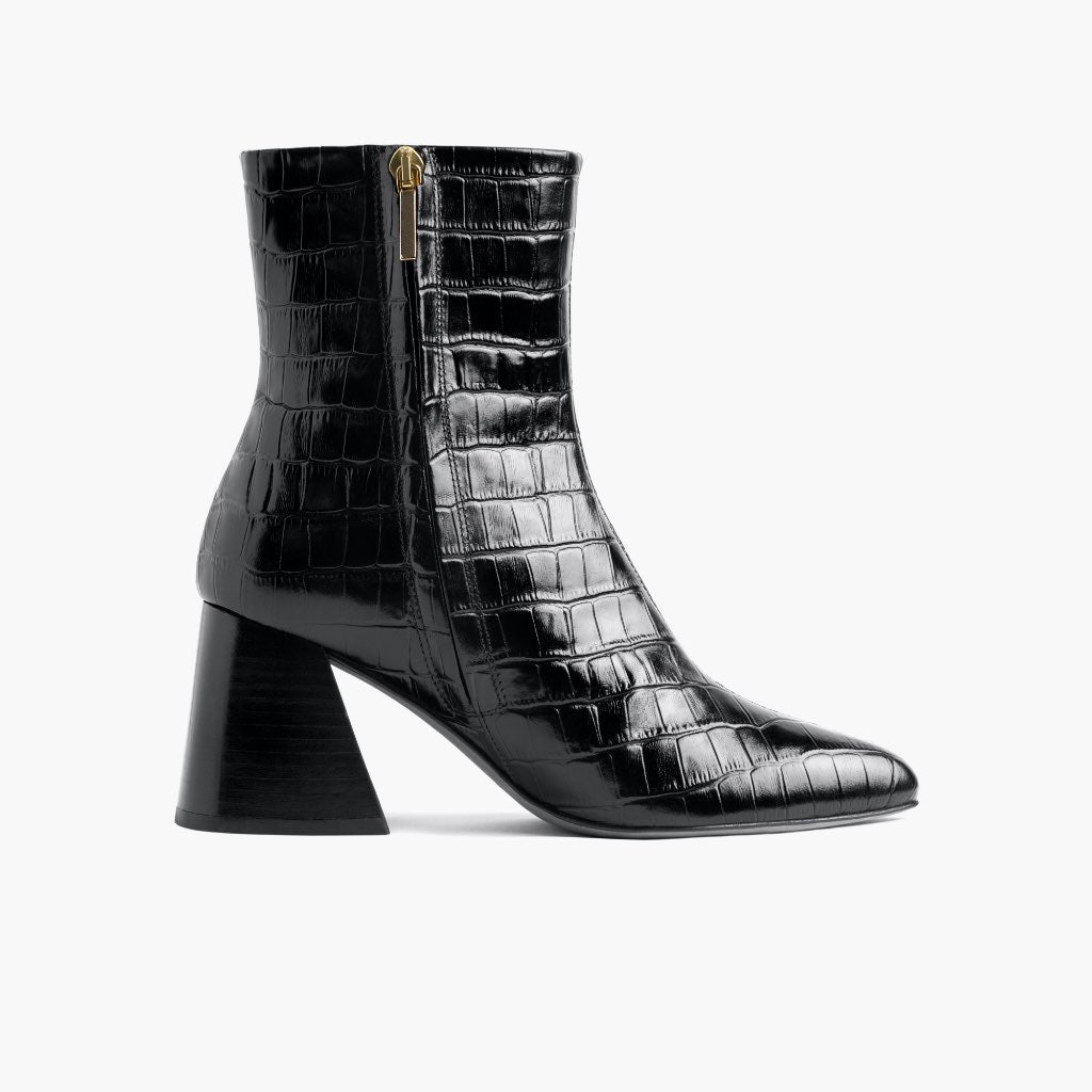 Thursday Boots Heartbreaker Black Croco - Click Image to Close