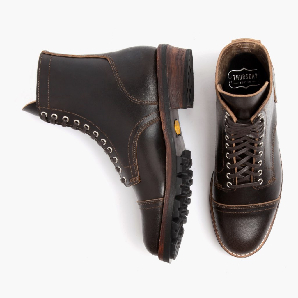 Thursday Boots Logger Waxed Cacao - Click Image to Close