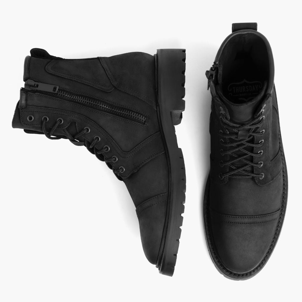 Thursday Boots Casa Moto Black Matte