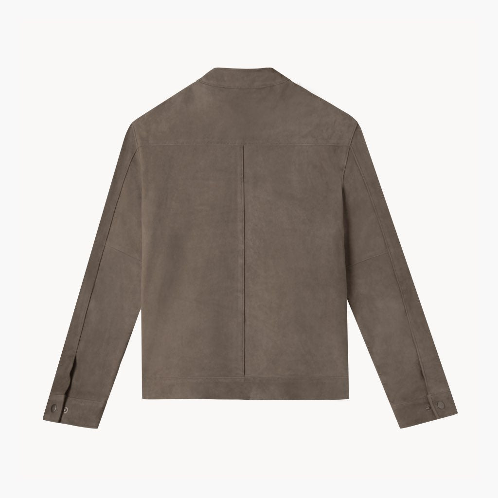 Thursday Racer Jacket Taupe - Click Image to Close