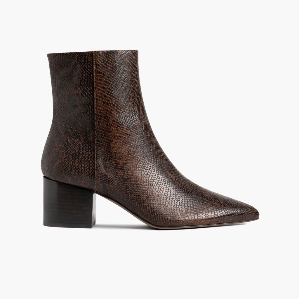 Thursday Boots Luna Chocolate Snake Print