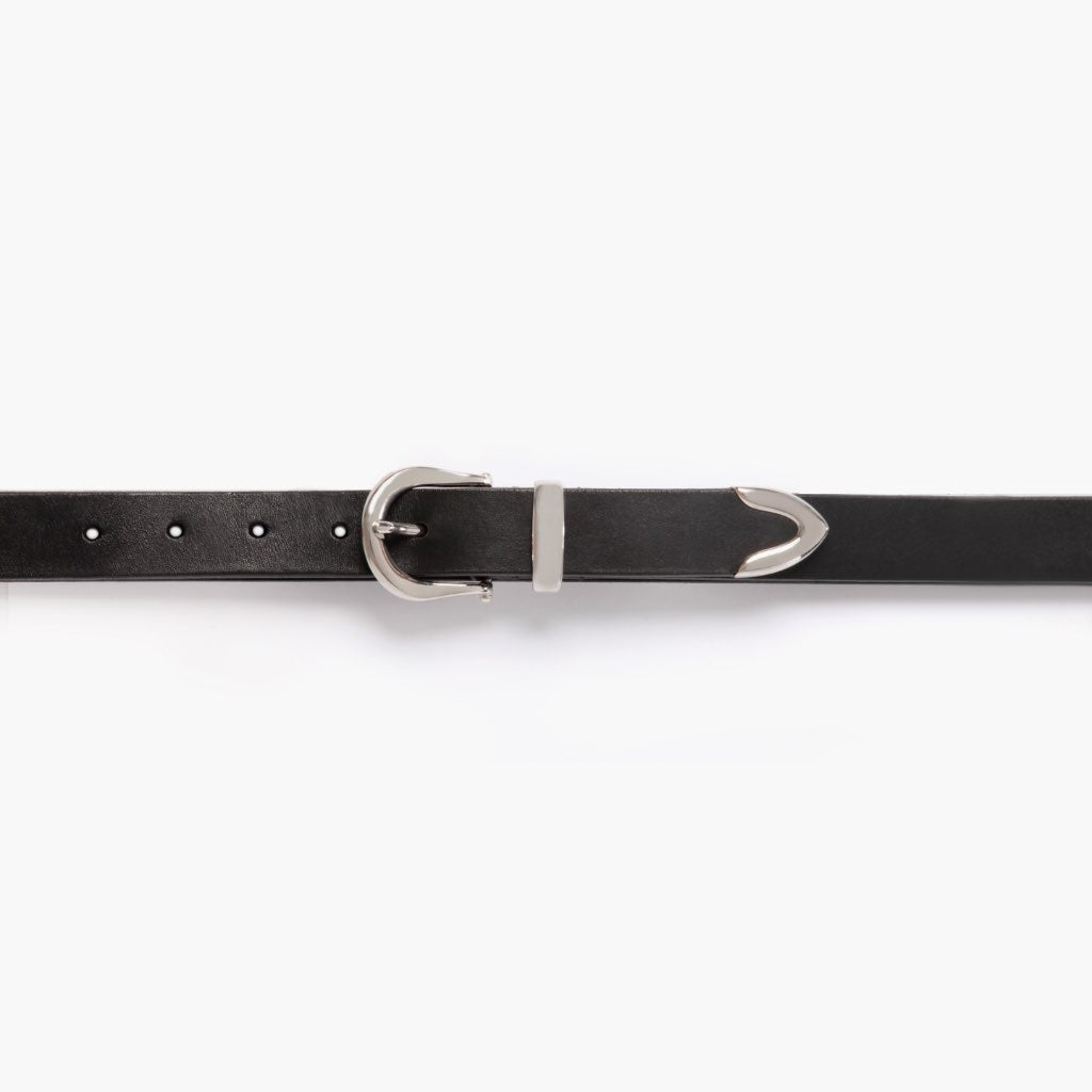 Thursday Women's Western Leather Belt Black - Click Image to Close