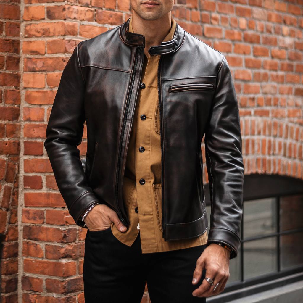 Thursday Roadster Jacket Black Coffee