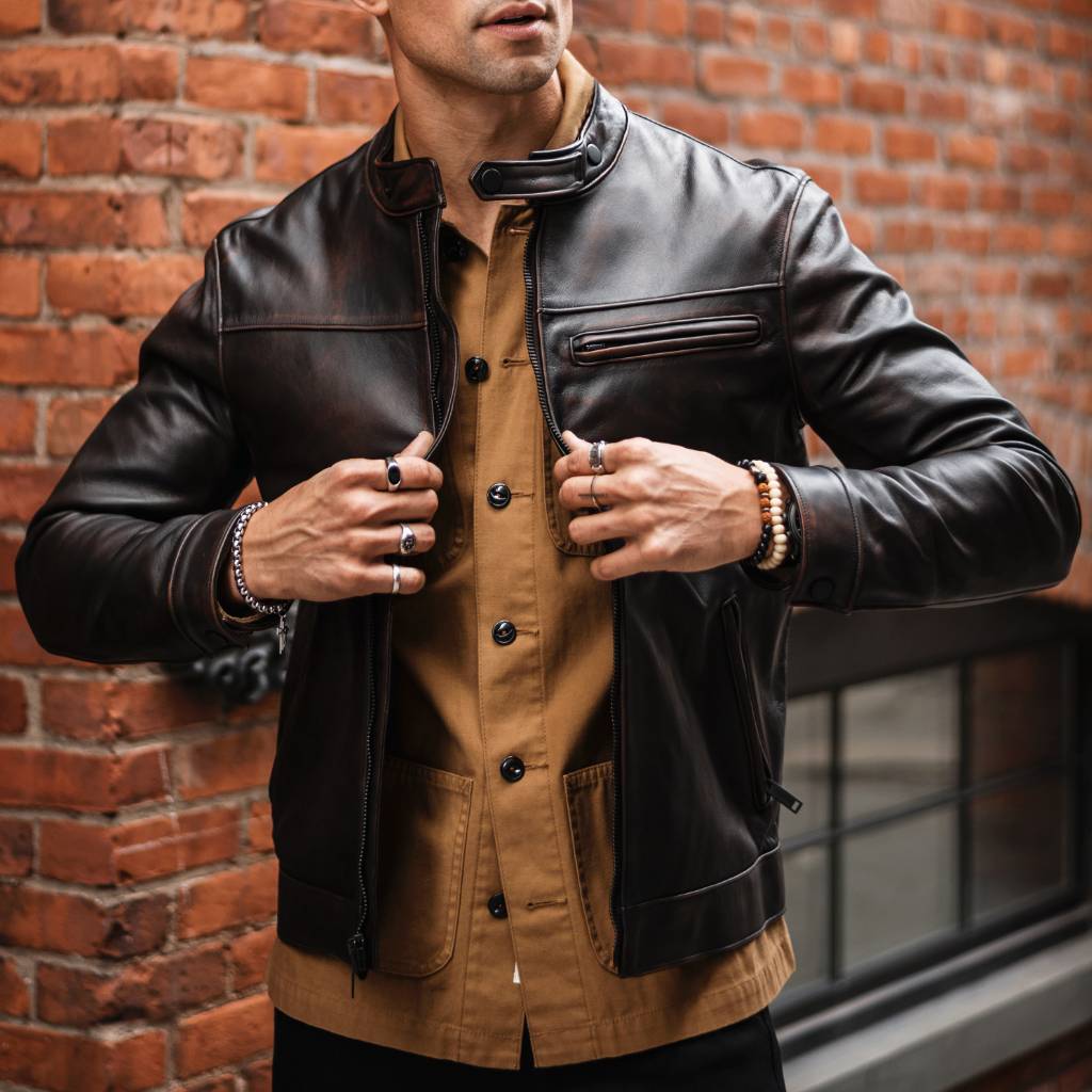 Thursday Roadster Jacket Black Coffee - Click Image to Close