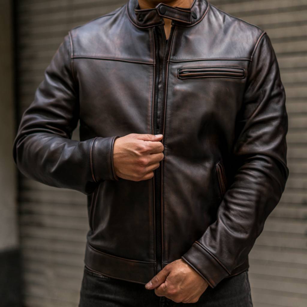 Thursday Roadster Jacket Black Coffee - Click Image to Close