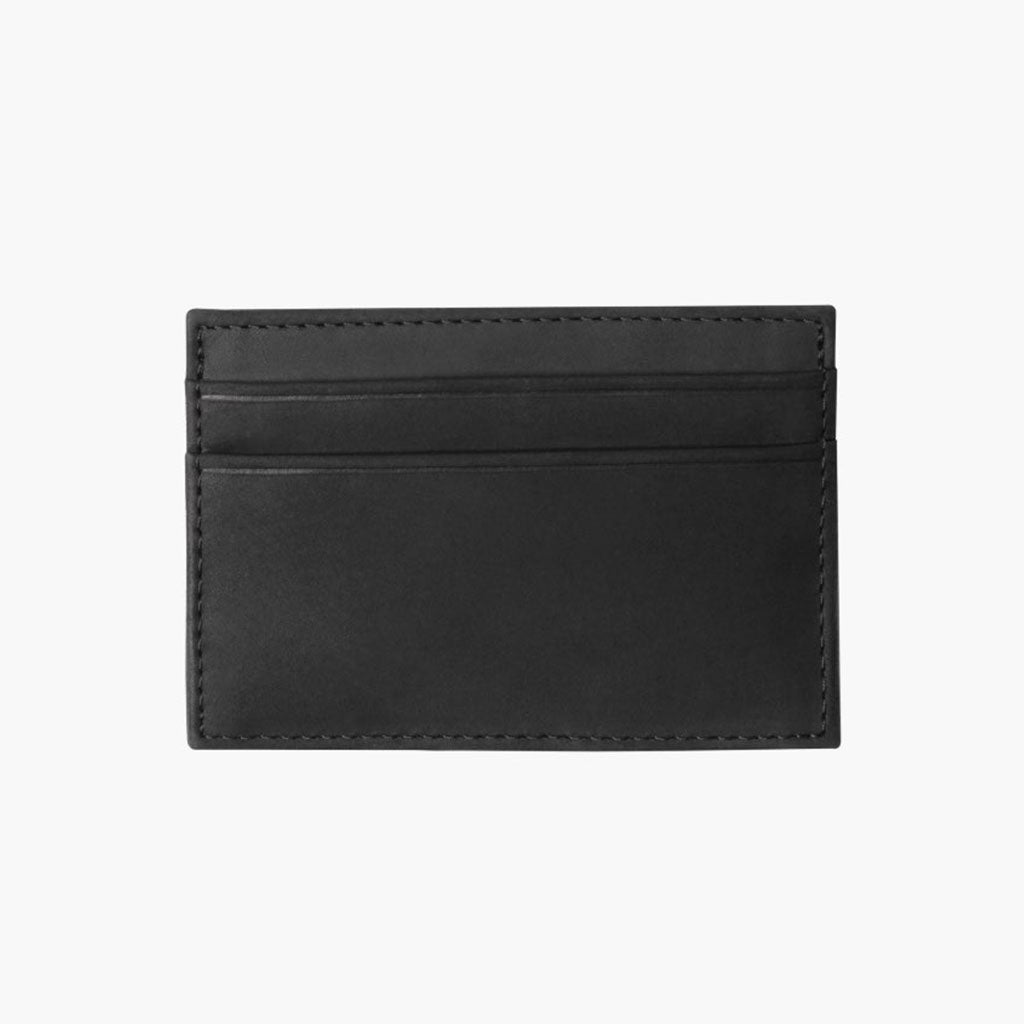 Thursday Leather Card Holder Black Matte