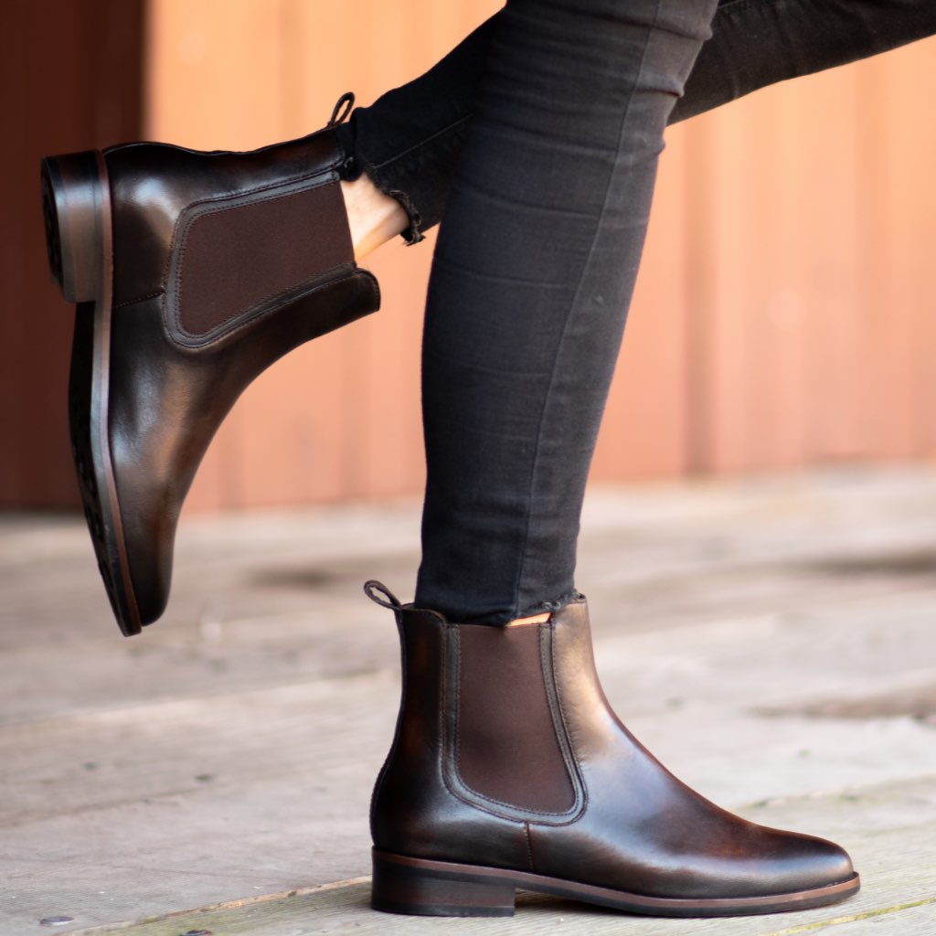 Thursday Boots Duchess Black Coffee - Click Image to Close