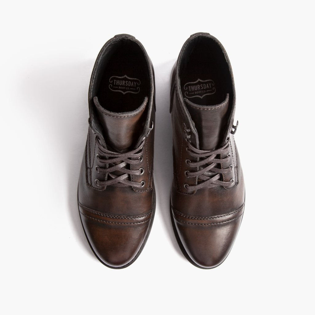 Thursday Boots Captain Black Coffee - Click Image to Close