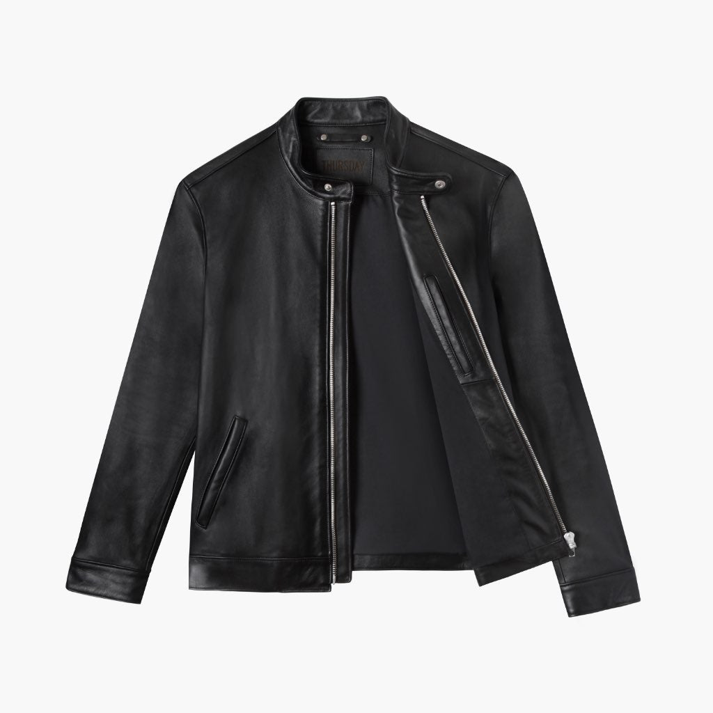 Thursday Racer Jacket Black - Click Image to Close